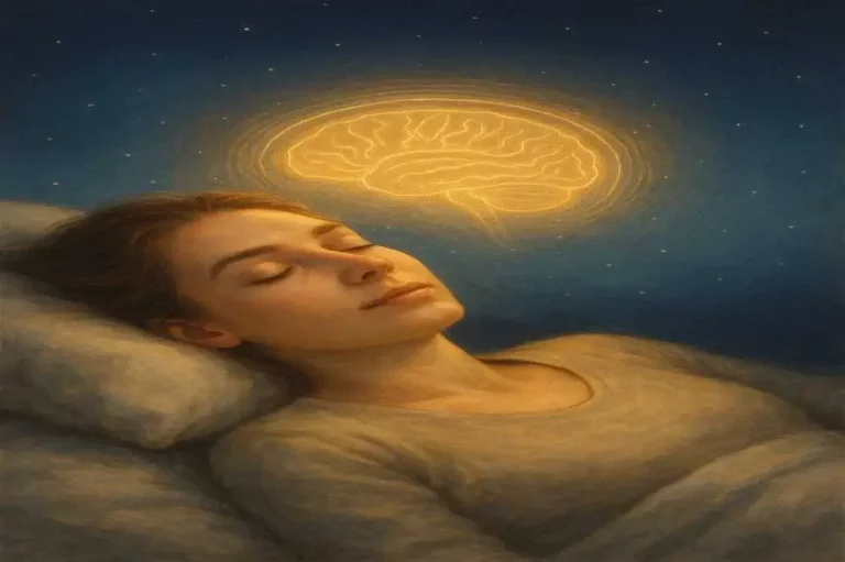 Une jeune femme apaisée, les yeux clos, symbolise l’équilibre retrouvé grâce au Neurofeedback Cygnet, une méthode douce qui aide le cerveau à se réguler naturellement pour un meilleur sommeil, une concentration stable et des émotions harmonisées.